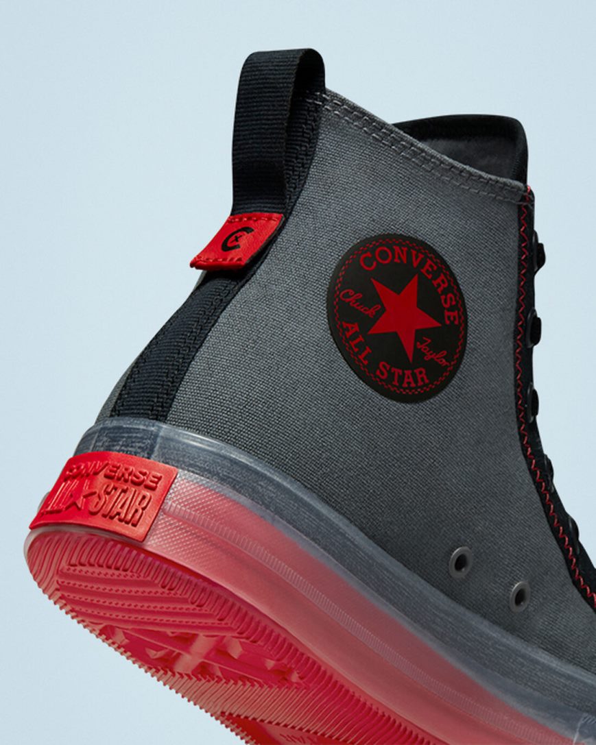 Women's Converse Chuck Taylor All Star CX Explore Desert Sunset High Top Shoes Grey / Black / Red | AU 1864EM